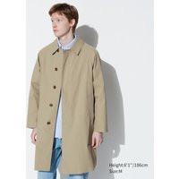 Uniqlo - Two-Way Single Breasted Coat - Beige - 3XL | UNIQLO (UK)