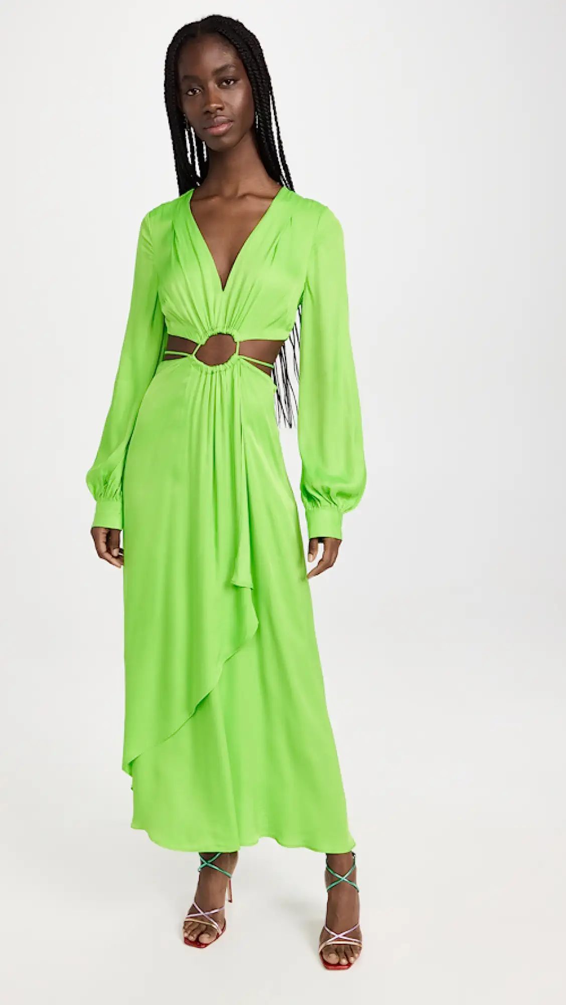 Lime Green Maxi Dress | Shopbop