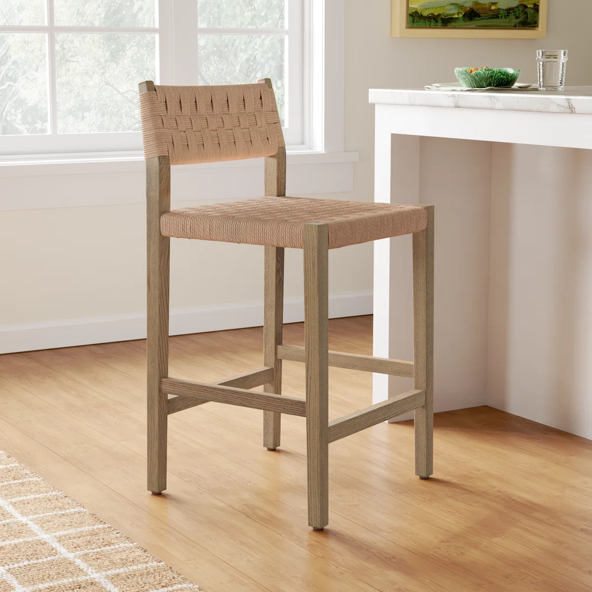 Mallory Woven Counter Stool | Wayfair North America