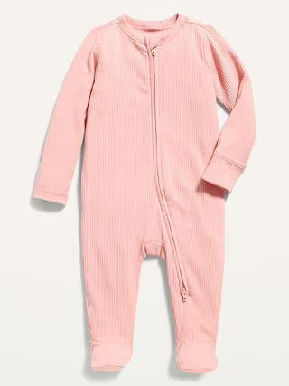 Unisex 2-Way-Zip Sleep & Play Footed One-Piece for Baby | Old Navy (US)
