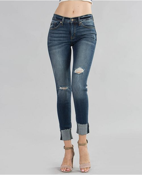 Kancan High Rise Super Skinny Single Fold Jeans & Reviews - Jeans - Juniors - Macy's | Macys (US)