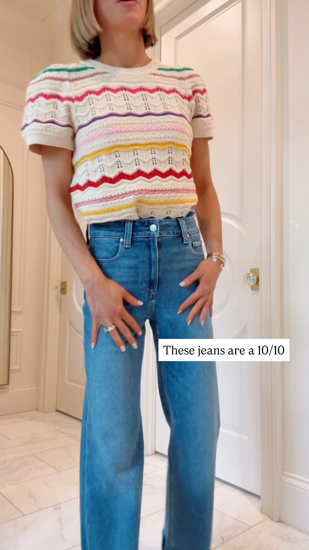 These jeans are so good. 10/10 recommend to anyone. They fit tts and I'm 5'7 for reference wearing size 25.

#LTKootd