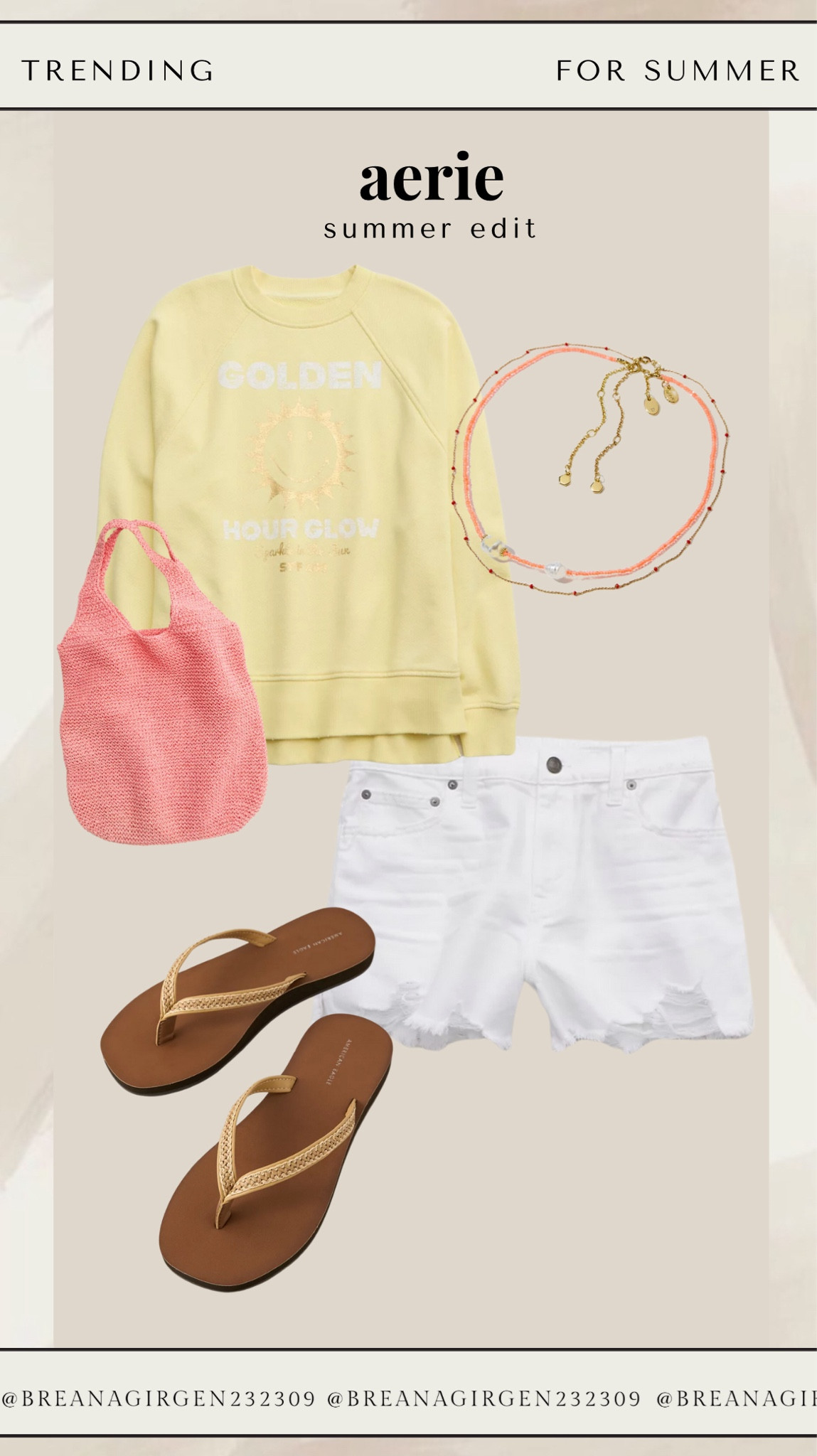 Aerie new summer look! These white shorts are a staple for summer.






Denim shorts, white denim shorts, sweatshirt, crewneck sweatshirt, sandals, purse, handbag, necklace, jewelry, summer outfits

#LTKFindsUnder100 #LTKStyleTip