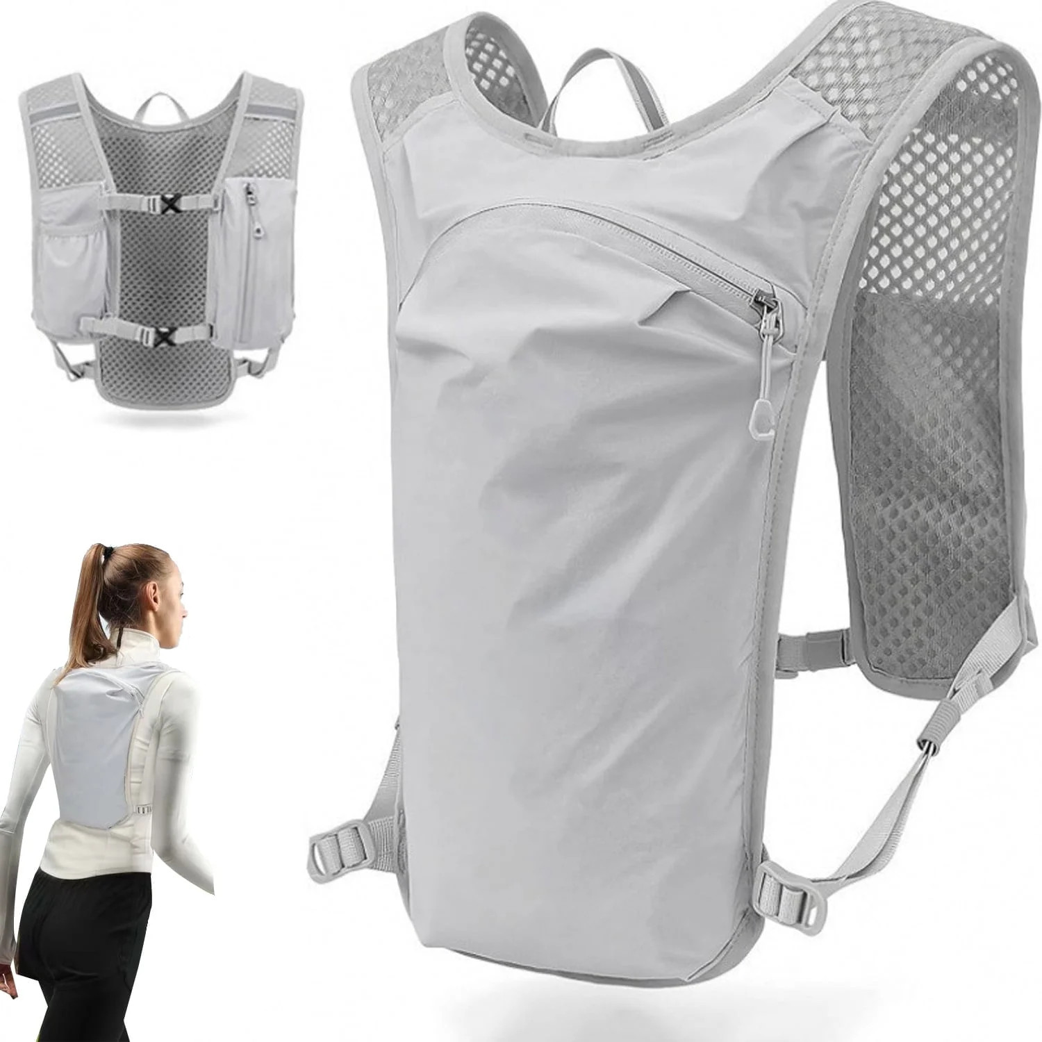BTideas Running Hydration Vest Backpack,Running Water Vest for Women and Men,for Hiking Cycling,G... | Walmart (US)