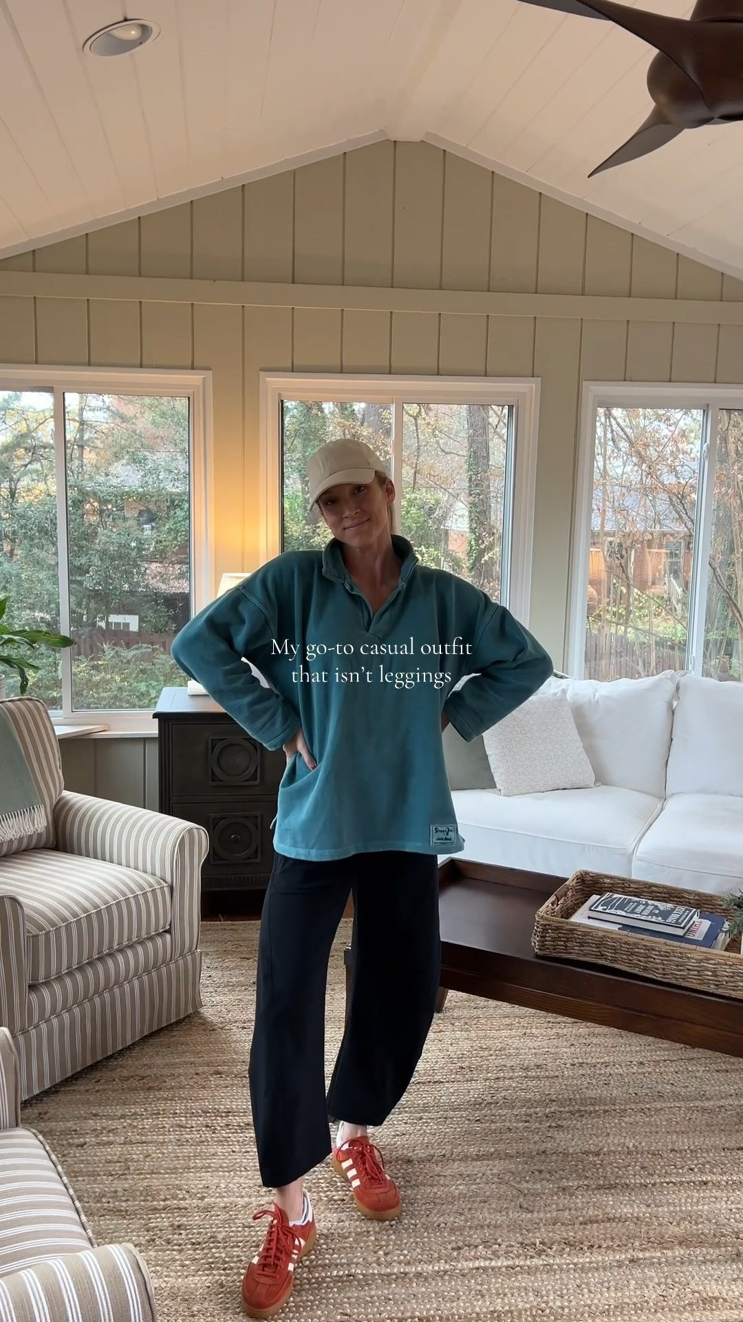 My go to casual mom outfit that isn’t leggings! These pants add just a touch of elevated elegance, making errand running just a bit chicer! 

#LTKActive #LTKootd #LTKmomlife