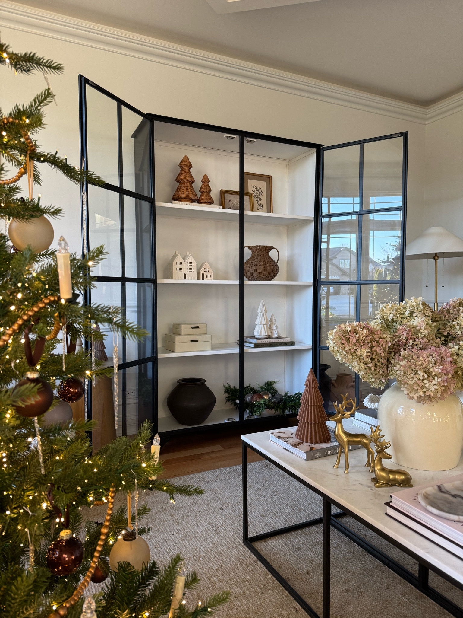 Cabinet styling for the Holidays! This cabinet was a splurge purchase but a forever piece! I love styling it from season to season.



#LTKHoliday #LTKGiftGuide #LTKHome
