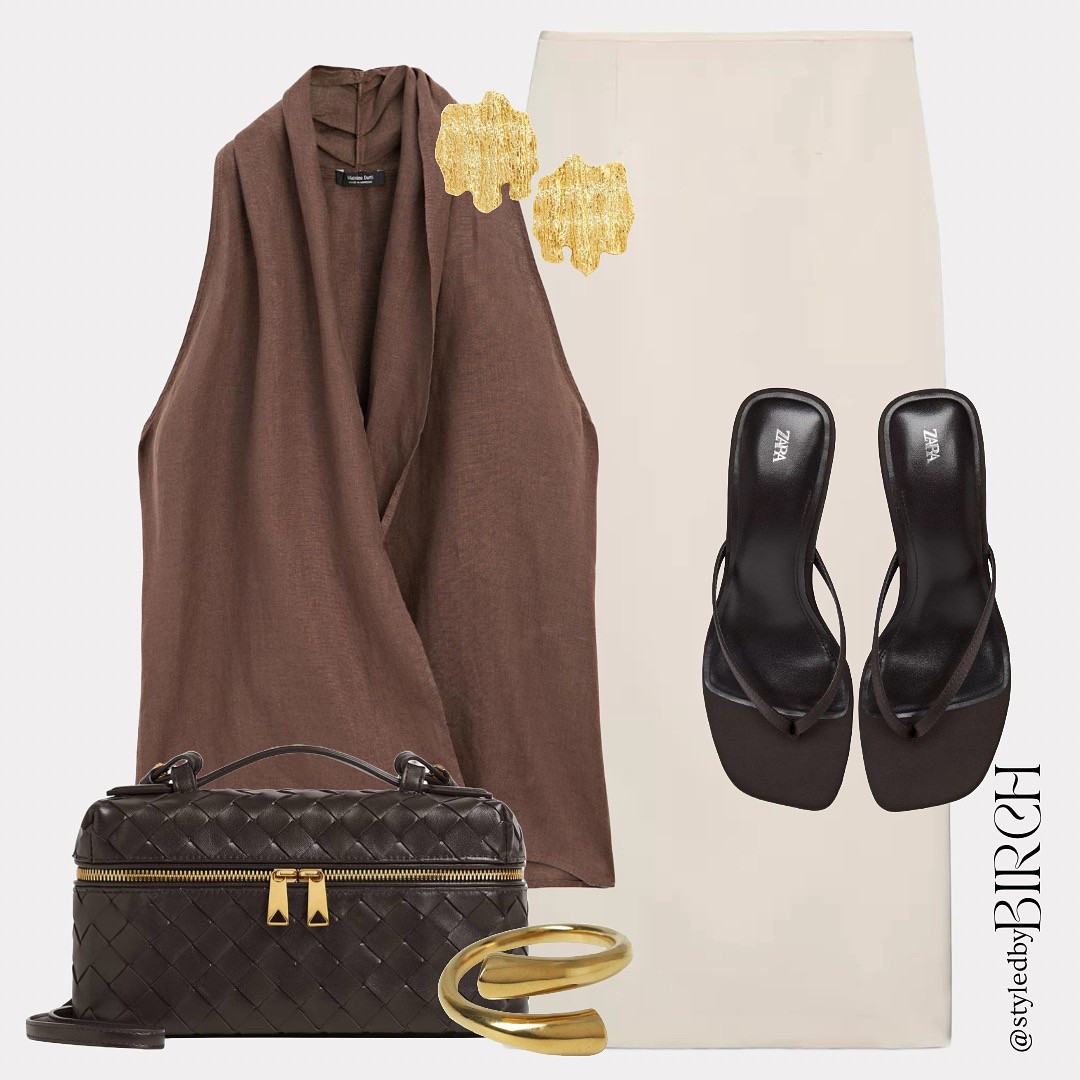 Summer evening look 🤎

Skirt & Shoes - Zara 
Skirt - 2396/925/741
Shoes - 3328/510/700
#LTKAroundTheWorld 

#LTKsummer #LTKstyletip