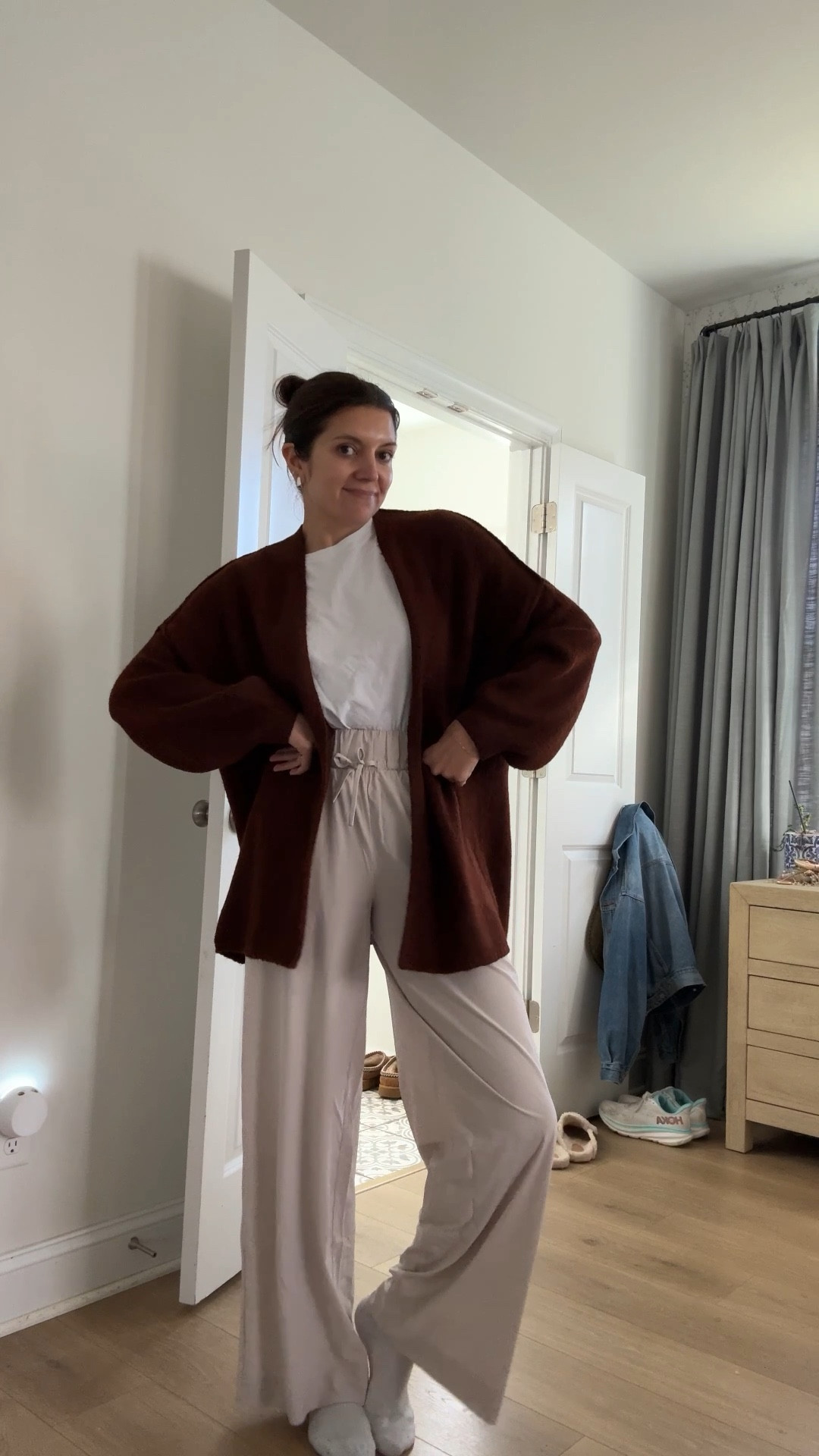 Cozy core mom outfit!! Love these target pants. They come in four colors! I’m 5’7” in a size small. 

#LTKOver40 #LTKFindsUnder50 #LTKTall