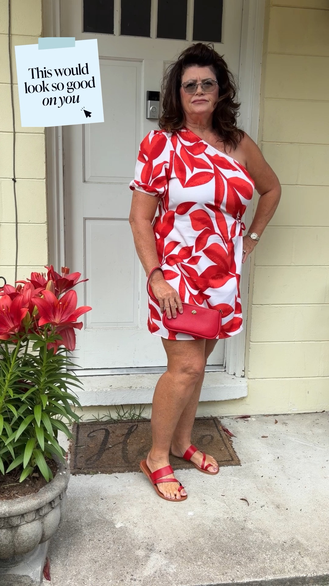 This off shoulder dress is a winner. Paired with Kate Spade wristlet 

#LTKOver40 #LTKPlusSize #LTKootd