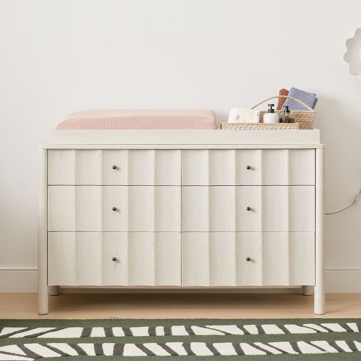 Scalloped 6-Drawer Changing Table (56") | West Elm (US)