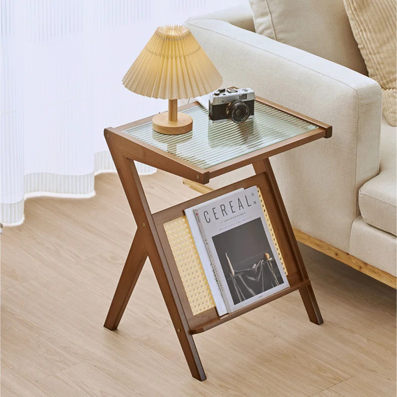 Gemmenne Glass Tray Top End Table | Wayfair North America
