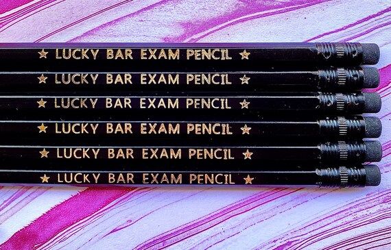 Lucky Bar Exam Pencil Gift Set-Free Shipping | Etsy (US)