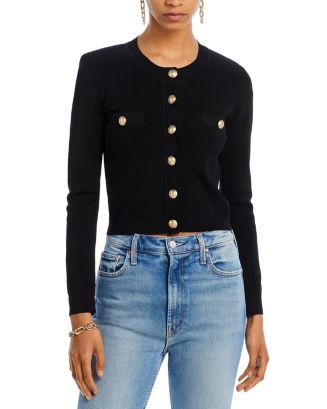 L'AGENCE Toulouse Crewneck Cardigan  | Bloomingdale's Women | Bloomingdale's (US)