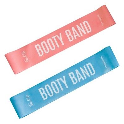 Tone It Up Booty Bands Resistance Band 2pk - Rose Pink/Dusty Blue | Target
