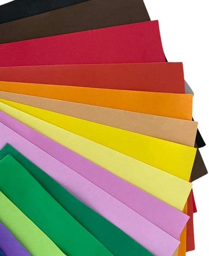 Placas de Eva Liso 40x47 Colorido Sortido (10) | Amazon (BR)