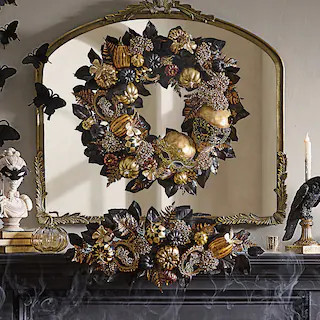 Gilded Masquerade Greenery | Grandin Road