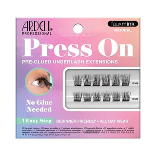 Ardell Press On Lashes, Faux Mink Natural, 12 Minis | CVS Health