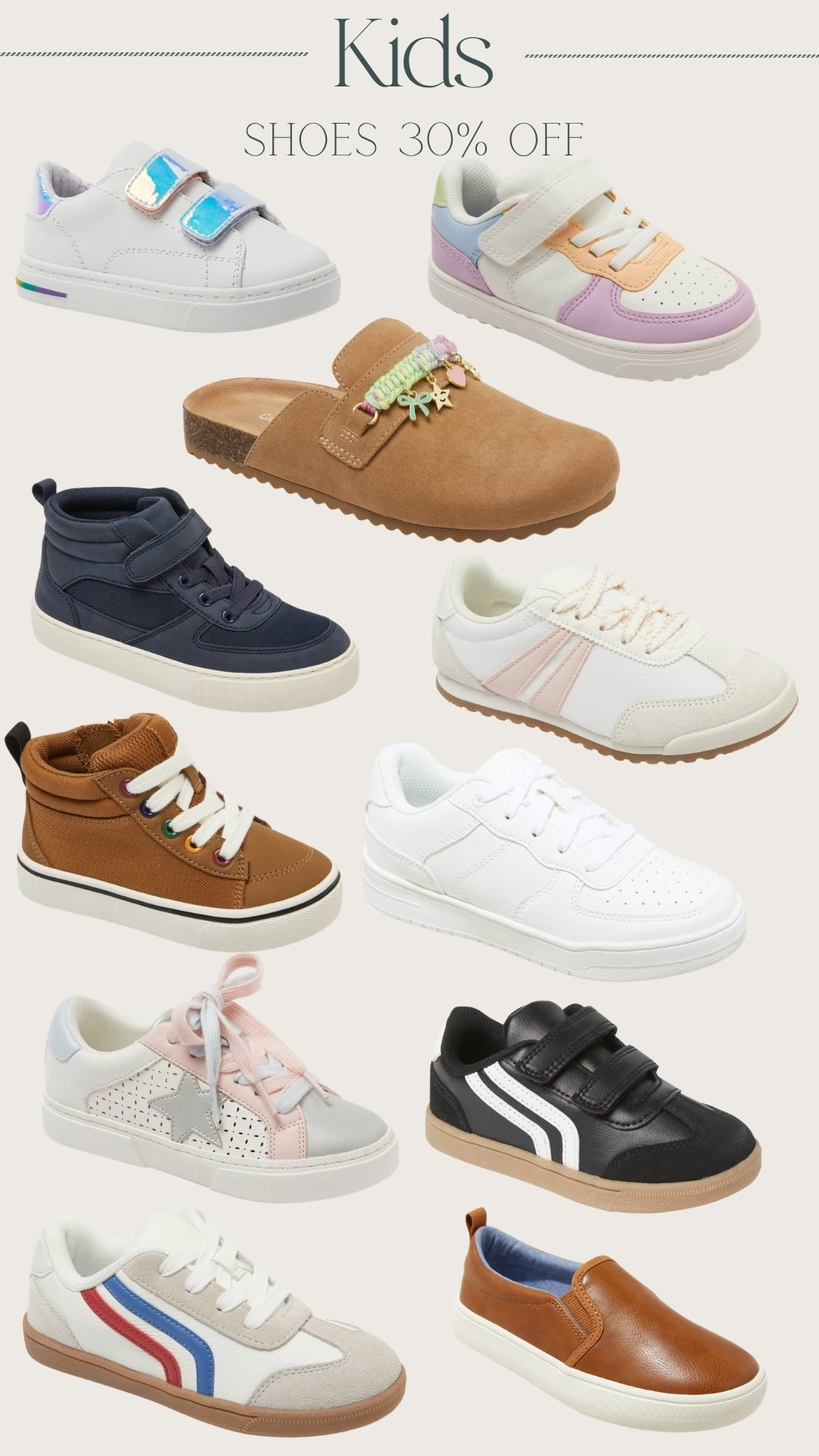 Target kids shoes are 30% off right now! You don’t want to miss out on this deal!

#LTKKids #LTKBaby #LTKSaleAlert