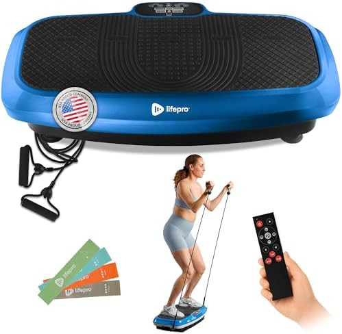 Lifepro Vibration Plate Exercise Machine with Magnetic Acupoints - Full Body Vibration Platform f... | Amazon (US)