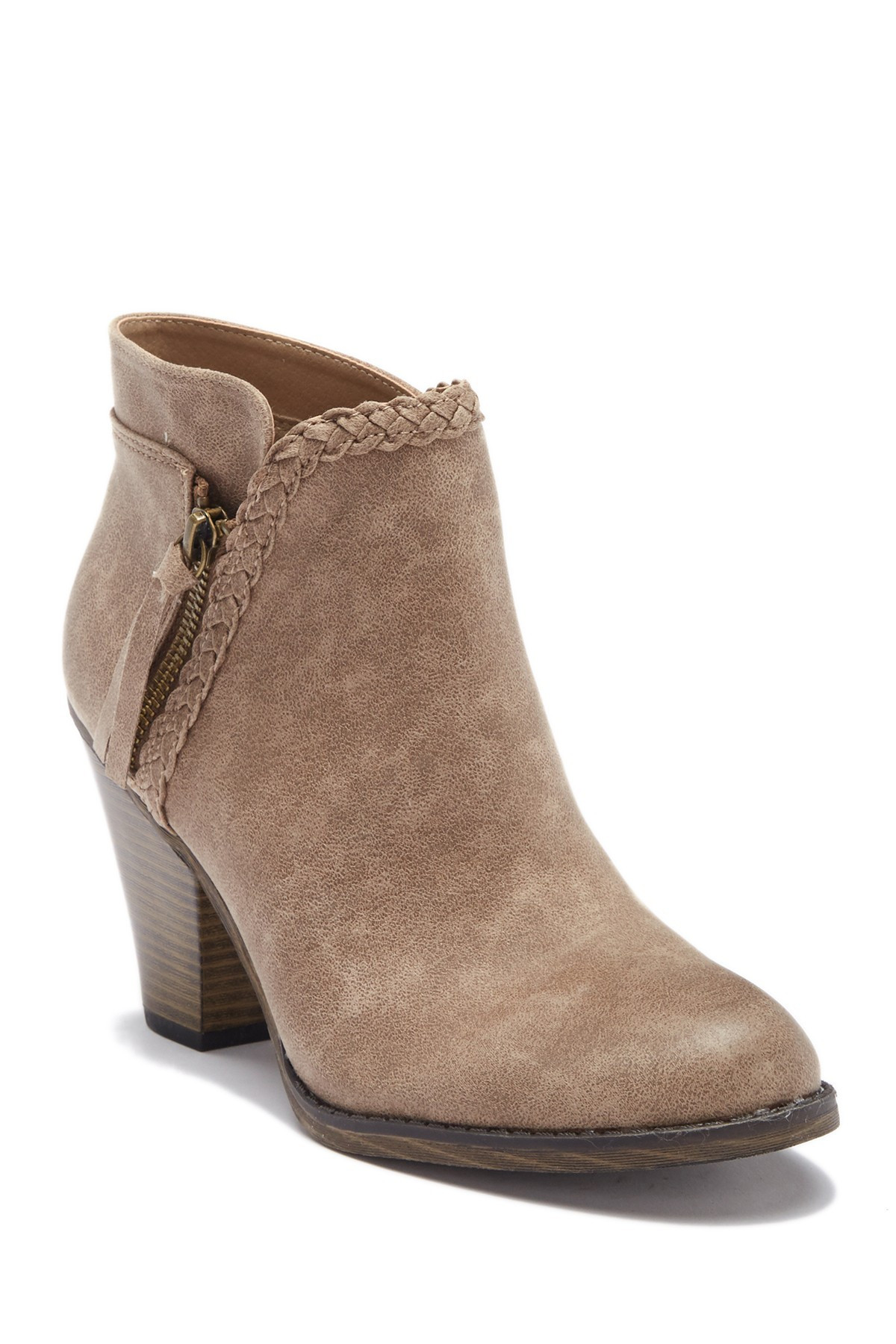 MIA | Kori Braided Stacked Block Heel Boot | Nordstrom Rack | Nordstrom Rack