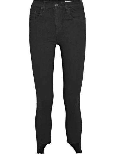 The Capri cropped distressed high-rise skinny jeans | NET-A-PORTER (UK & EU)