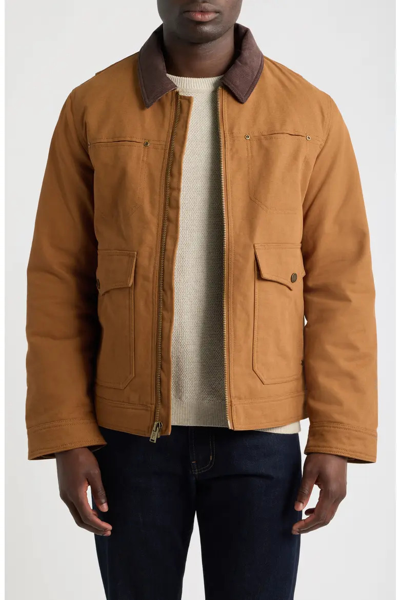 Pendleton Carson City Cotton Canvas Ranch Jacket in Whisky at Nordstrom, Size Small | Nordstrom