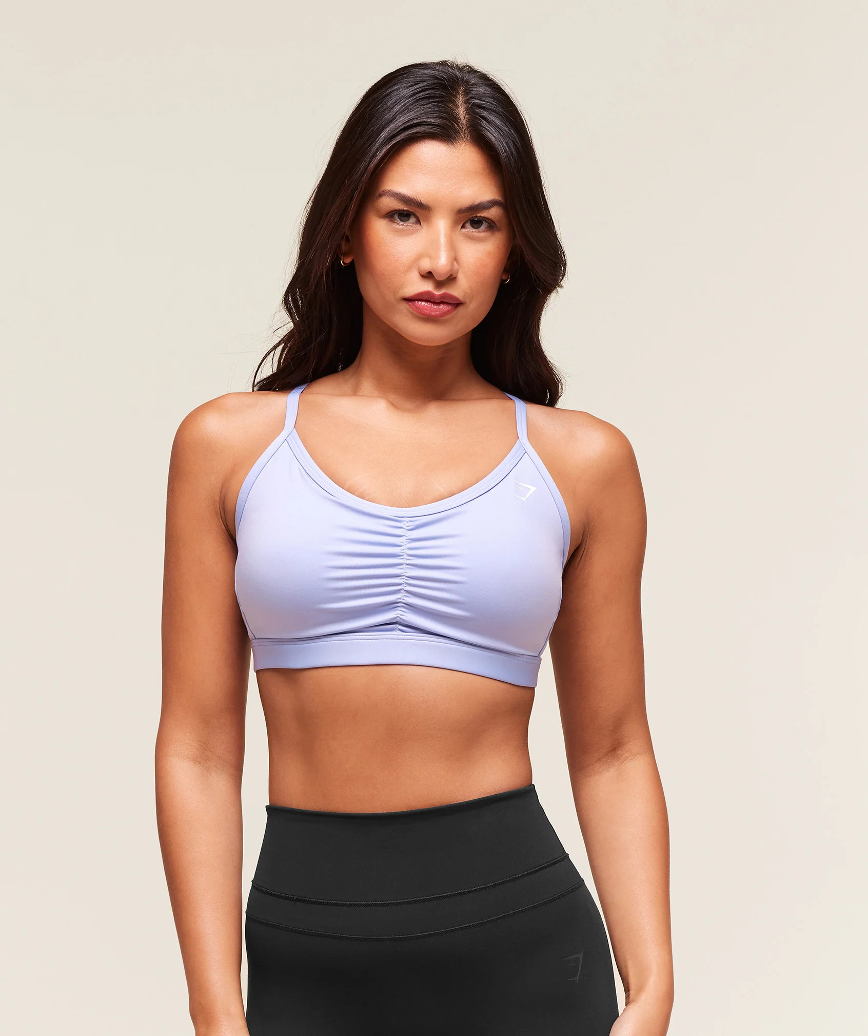 Gymshark Ruched Sports Bra - Peri Blue | Gymshark UK