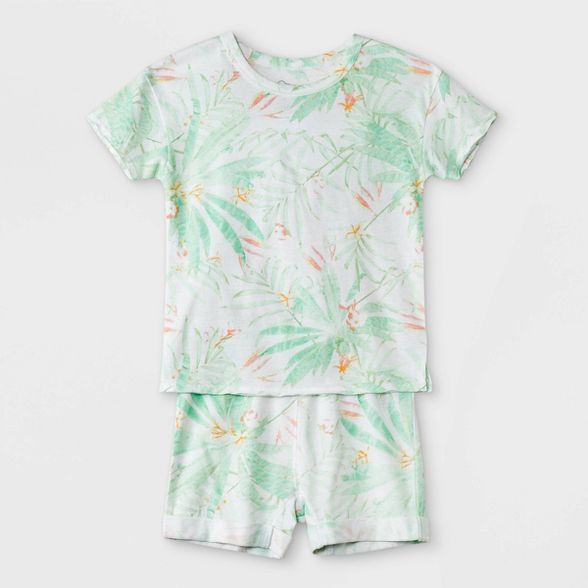 Toddler Boys' 2pc Palms T-Shirt & Shorts Set - art class™ Teal | Target