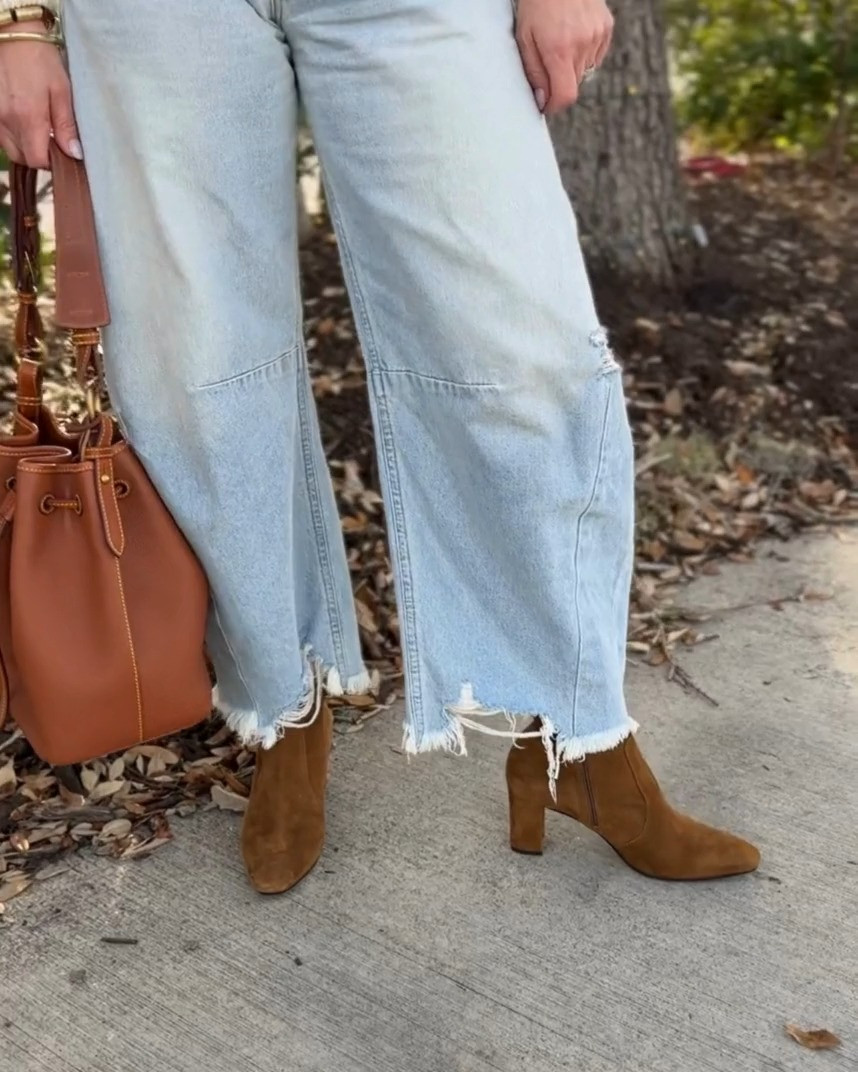 My favorite top layer of late? Short and cropped jackets. So versatile to wear with tucked in shirts or one left out over pants. 

Get 15% your INEX footwear purchase with the code LAURAC15! 

 #LTKootd #LTKOver40