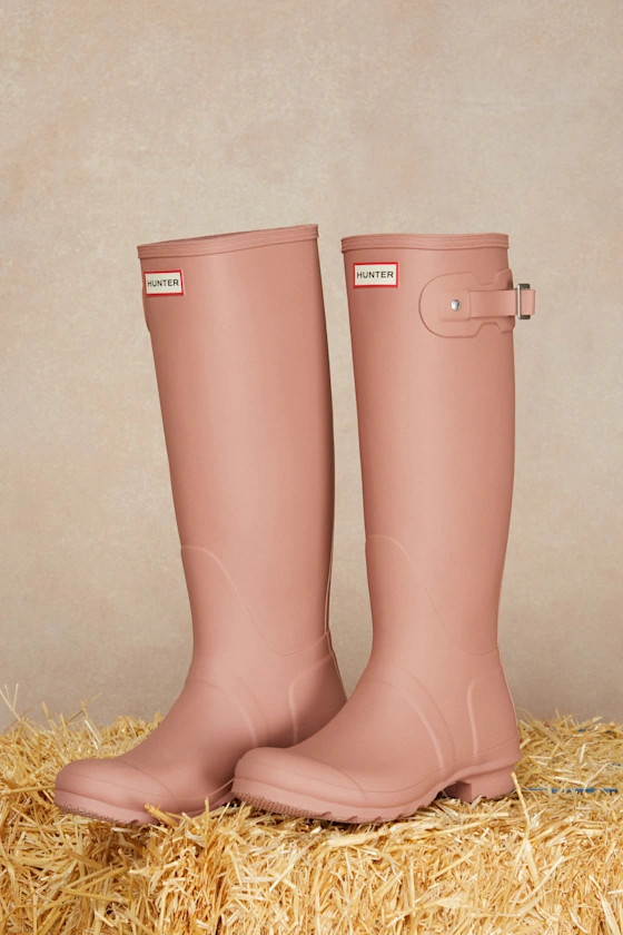 Original Tall Medium Red Rain Boots | Lulus