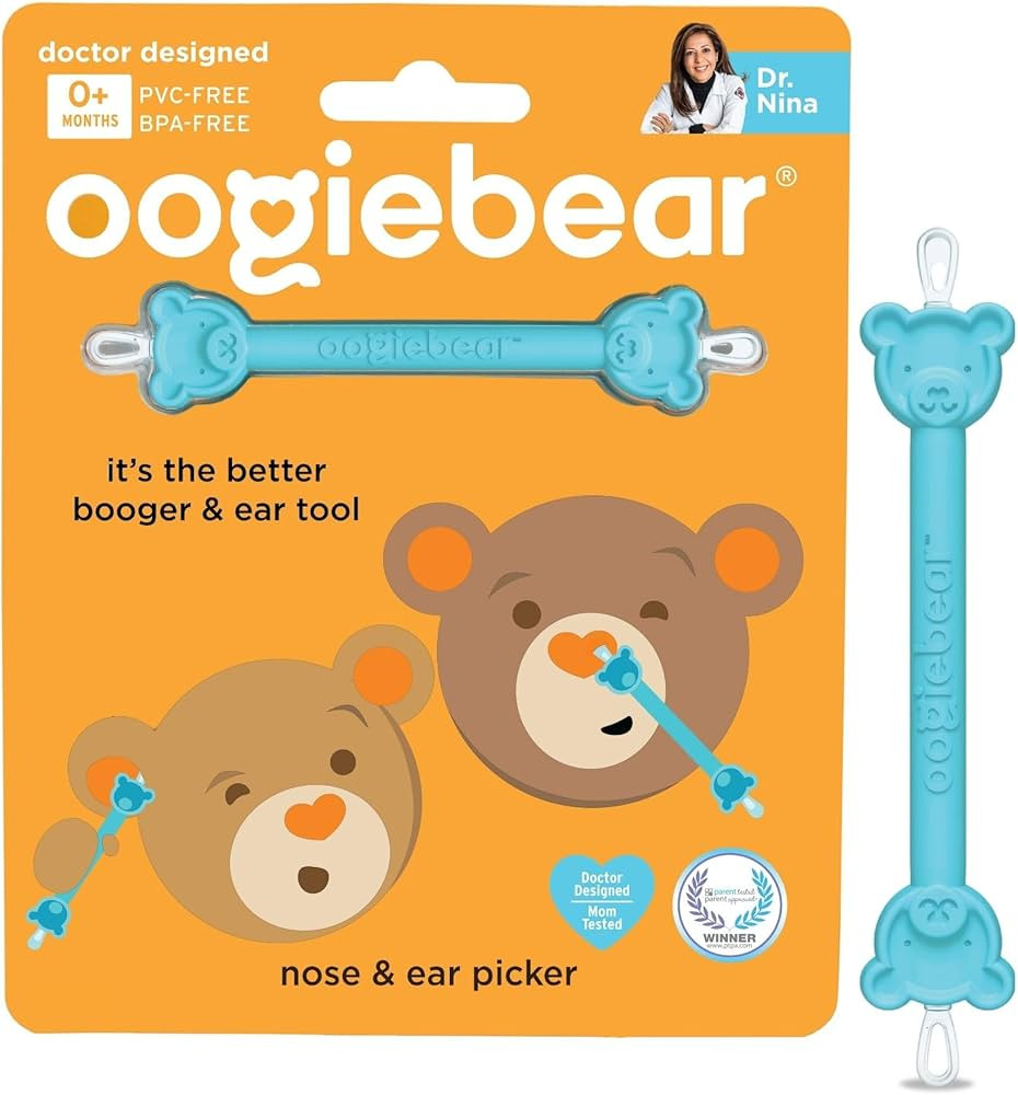 oogiebear Baby Nose Cleaner & Ear Wax Removal Tool - Safe Booger & Earwax Removal for Newborns, I... | Amazon (US)
