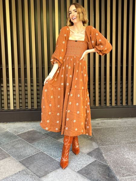 I am obsessed with this floral dress and I LOVE the colour🧡

#LTKshoecrush #LTKworkwear