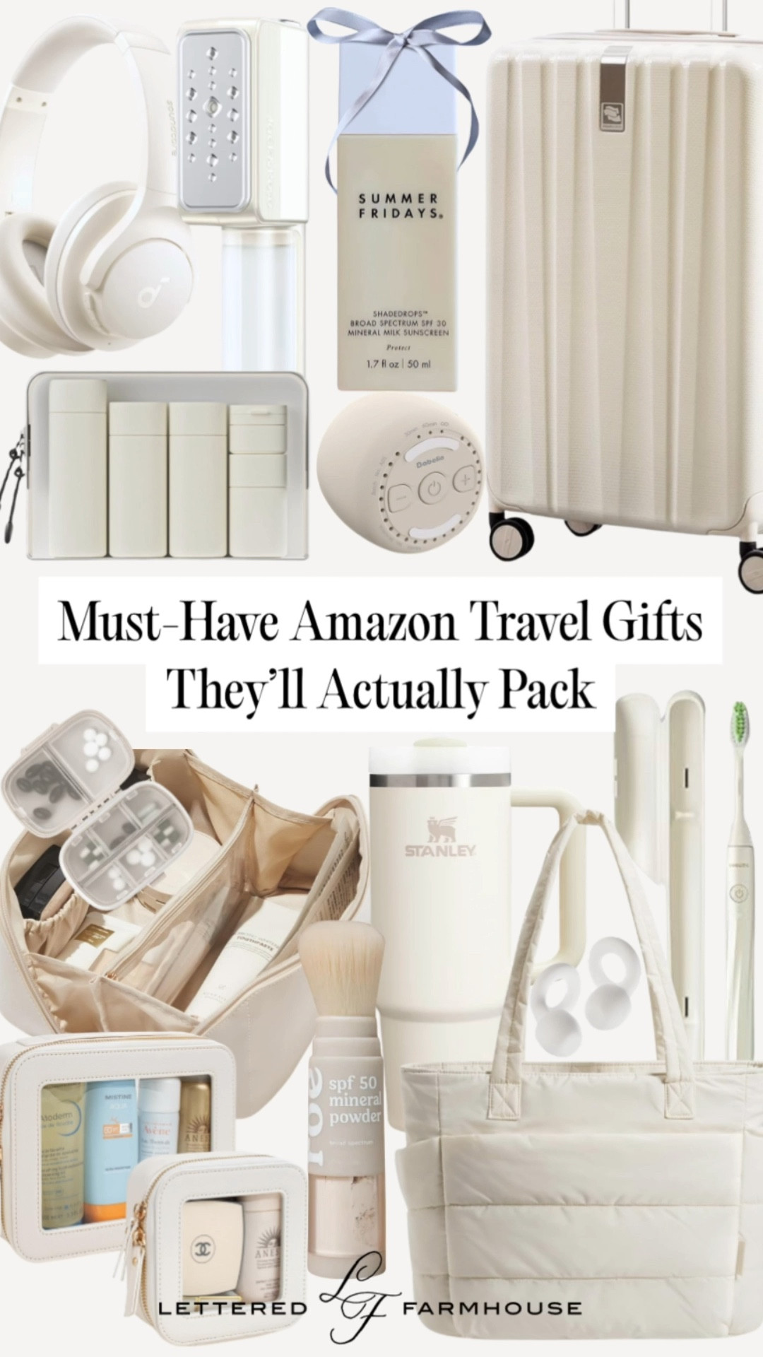 Must-have Amazon travel gifts they’ll actually pack 🤍 From chic luggage and packing organizers to tech, beauty, and cozy travel essentials—these are my go-to picks for stress-free holiday trips and thoughtful gifts for anyone who loves to travel. Everything is practical, neutral, and so giftable.
SEO-Rich Keywords (Paragraph
Amazon travel gifts, holiday travel gift guide, travel essentials from Amazon, travel gifts for women, best travel accessories, packing organizers, carry on luggage, neutral travel finds, gift ideas for travelers, Amazon gift guide holiday, travel beauty essentials, tech travel accessories, travel must haves, frequent traveler gifts, minimalist travel accessories, airport travel essentials, Amazon finds for travel, chic travel gear, holiday gift ideas Amazon, travel organization essentials

#LTKGiftGuide #LTKFindsUnder50 #LTKTravel