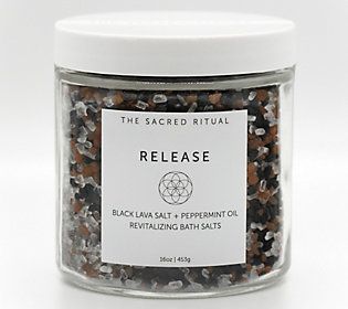 The Sacred Ritual Release Revitalizing Bath Salts | QVC