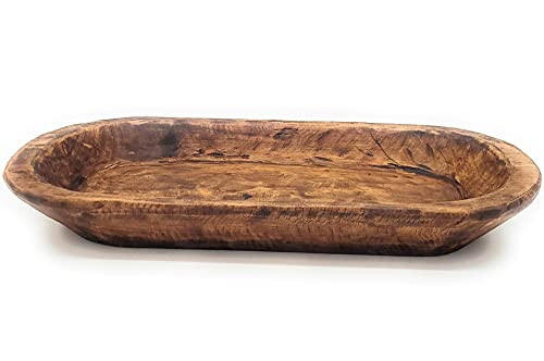 Decorative Wood Dough Bowl- Farmhouse Rustic Bowl- The Durango | Amazon (US)