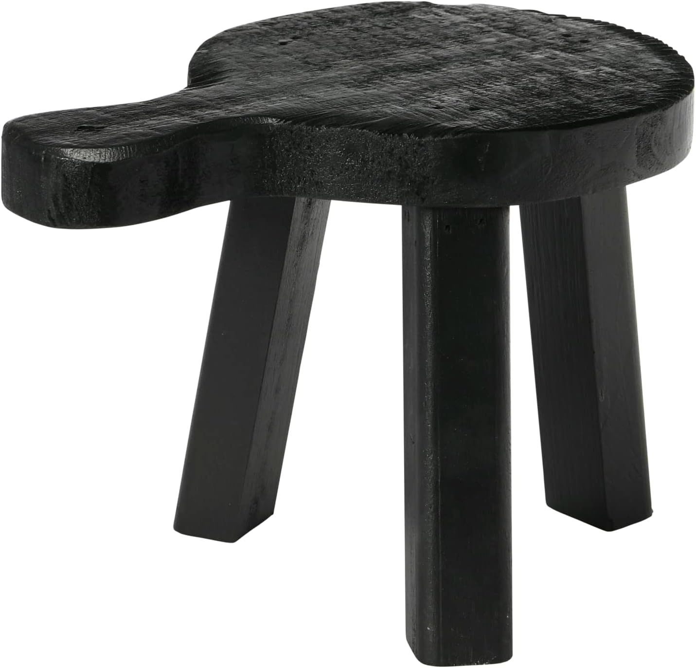 Creative Co-Op Smooth Wood, Black Decorative Pedestal, Round | Amazon (US)