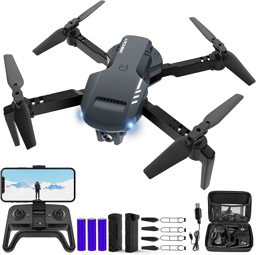Amazon.com: RADCLO Mini Drone with Camera - 1080P HD FPV Foldable Drone with Carrying Case, 2 Bat... | Amazon (US)
