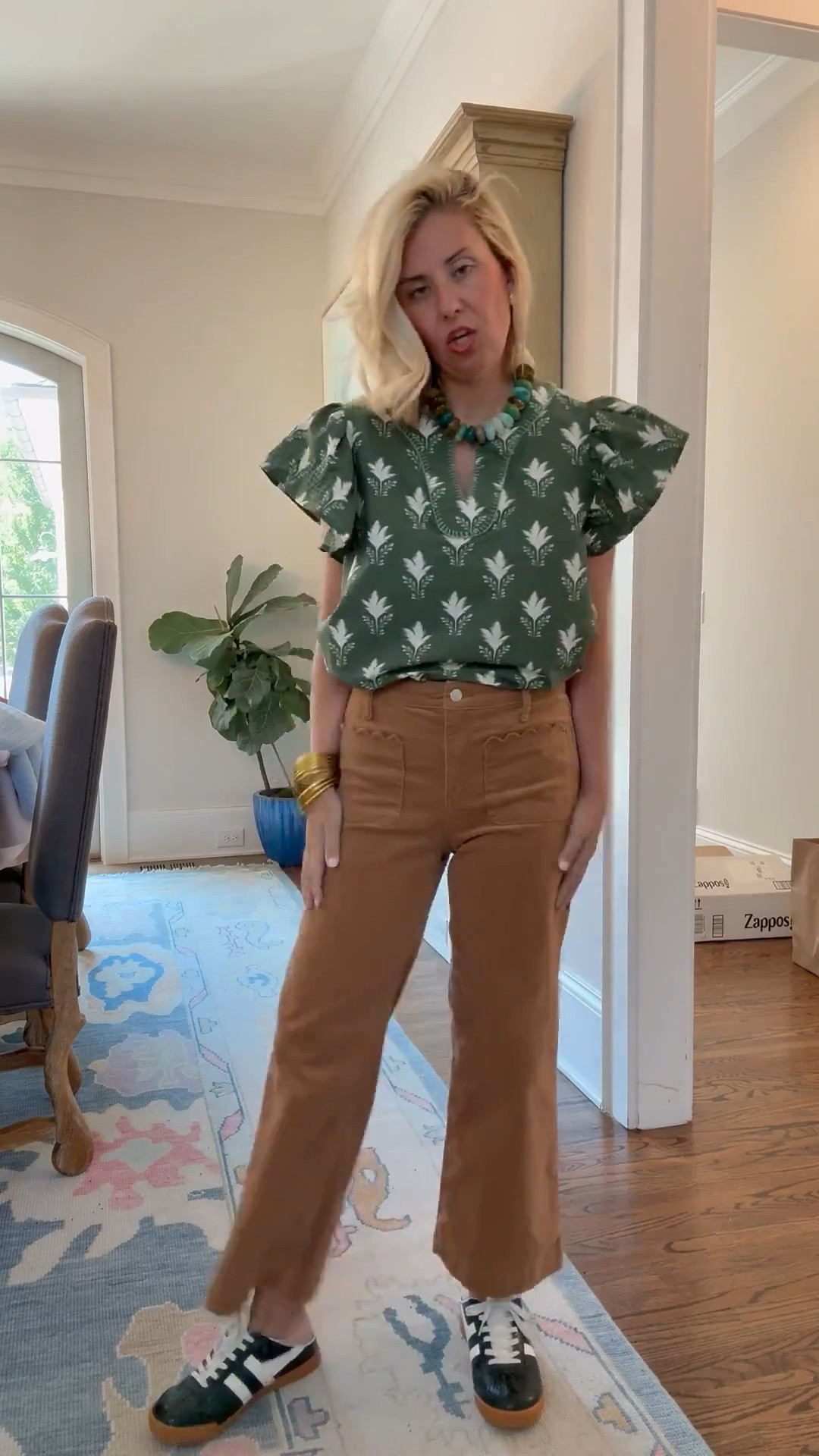 Super cute top and cords! 
Top - small
Pants - 4
Sneakers - 8 tts

#LTKdayinmylife #LTKootd #LTKmomlife