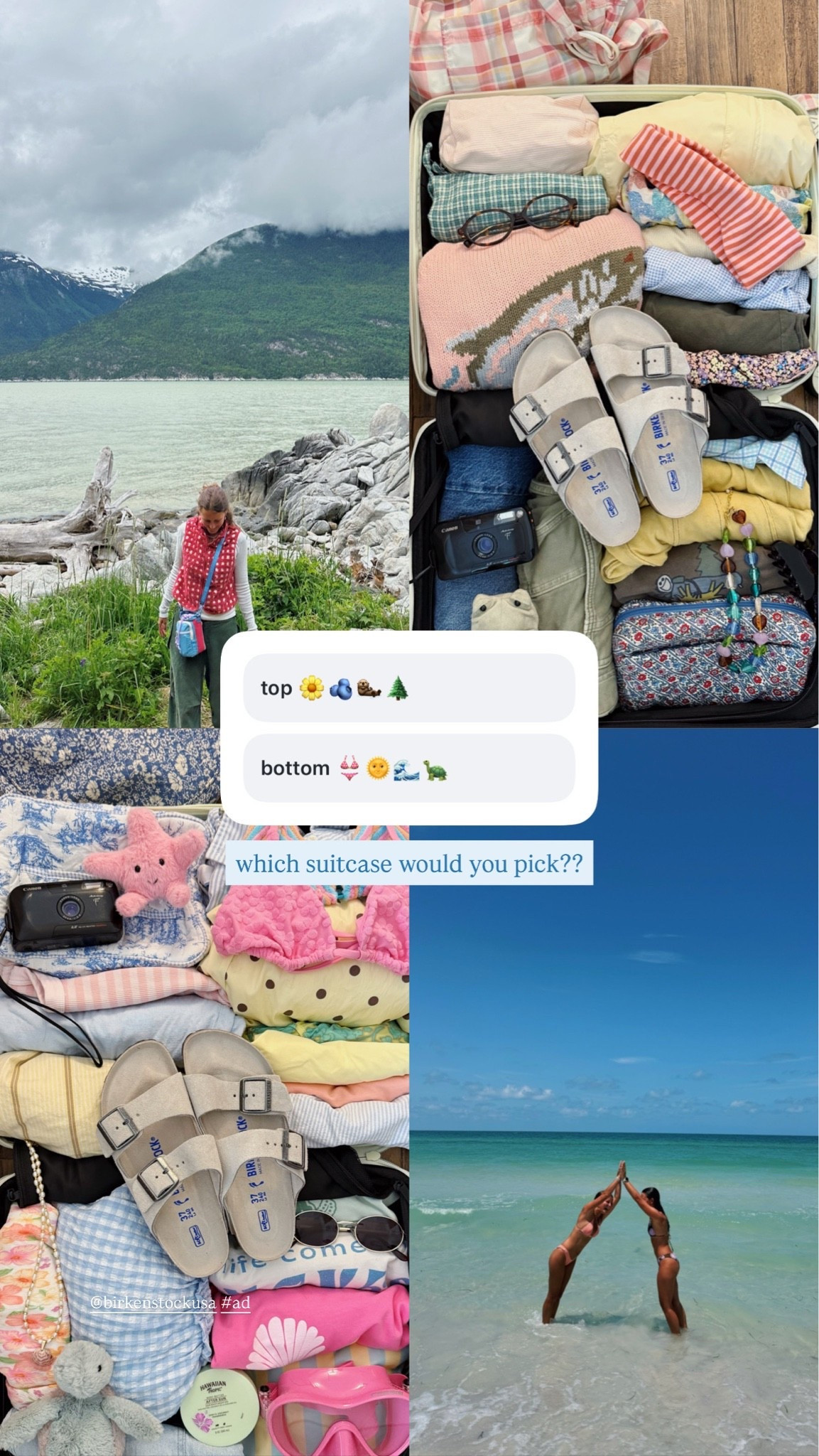 No matter where I’m going, my birks are coming too 🧳 @Birkenstock US #ad