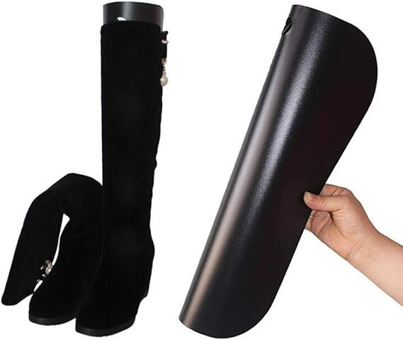 UPSTORE 2Pairs Black Plastic Thicken Long Automatic Stand Support Shaper Shoe Trees Tall Short Bo... | Amazon (US)