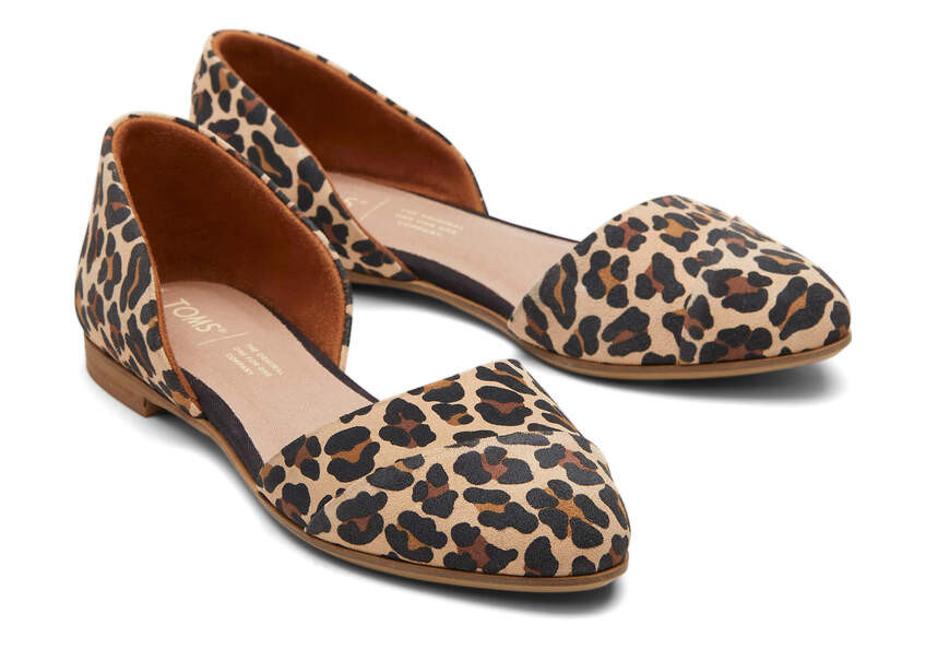 Julie D'Orsay Brown Leopard Suede Ortholite | TOMS | TOMS (US)