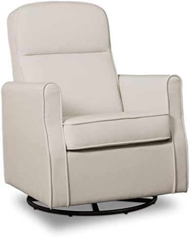 Delta Children Blair Slim Nursery Glider Swivel Rocker Chair, Cream | Amazon (US)