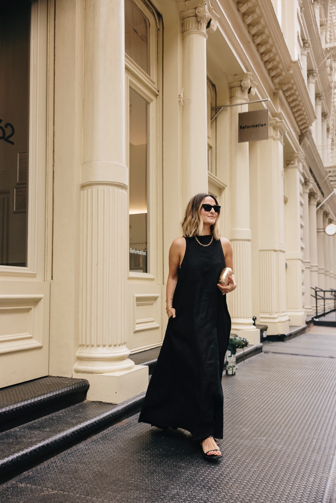 The best black linen dress for summer! It’s so easy and breezy and pairs perfectly with gold accessories!

#LTKSeasonal #LTKShoeCrush