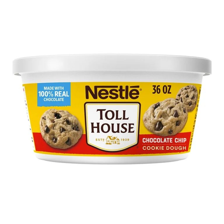 Nestle Toll House Chocolate Chip Cookie Dough, 36 oz | Walmart (US)