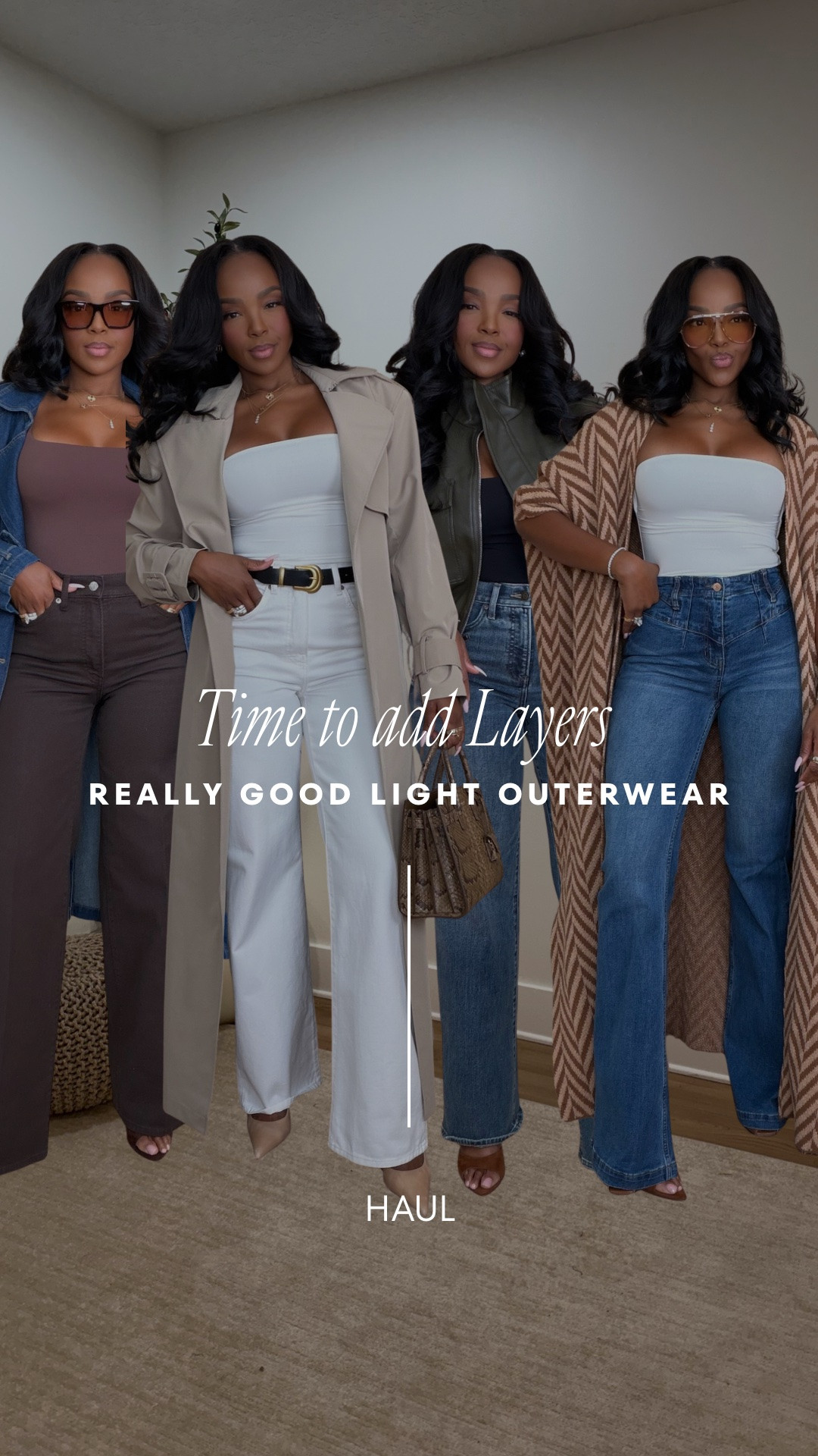 Scroll to shop! ✨ Light outerwear is one of the easiest ways to start shifting your wardrobe into fall without dressing like it’s freezing outside. These jackets, trenches, and long cardigans give you that fall look now, work for cooler evenings, and are easy to layer over denim and basics later.

Wearing: Size Small/4 | 5’4” | 140 lbs | 34D-27-40

📱 Download the LTK app + follow @kirasfashionfinds to shop all my finds, get notifications, and never miss a new drop.

fall outfits women | light outerwear | fall layering outfits | trench coat outfit | cardigan outfit | transitional fall outfits

#LTKPetite #LTKgrwm #LTKootd