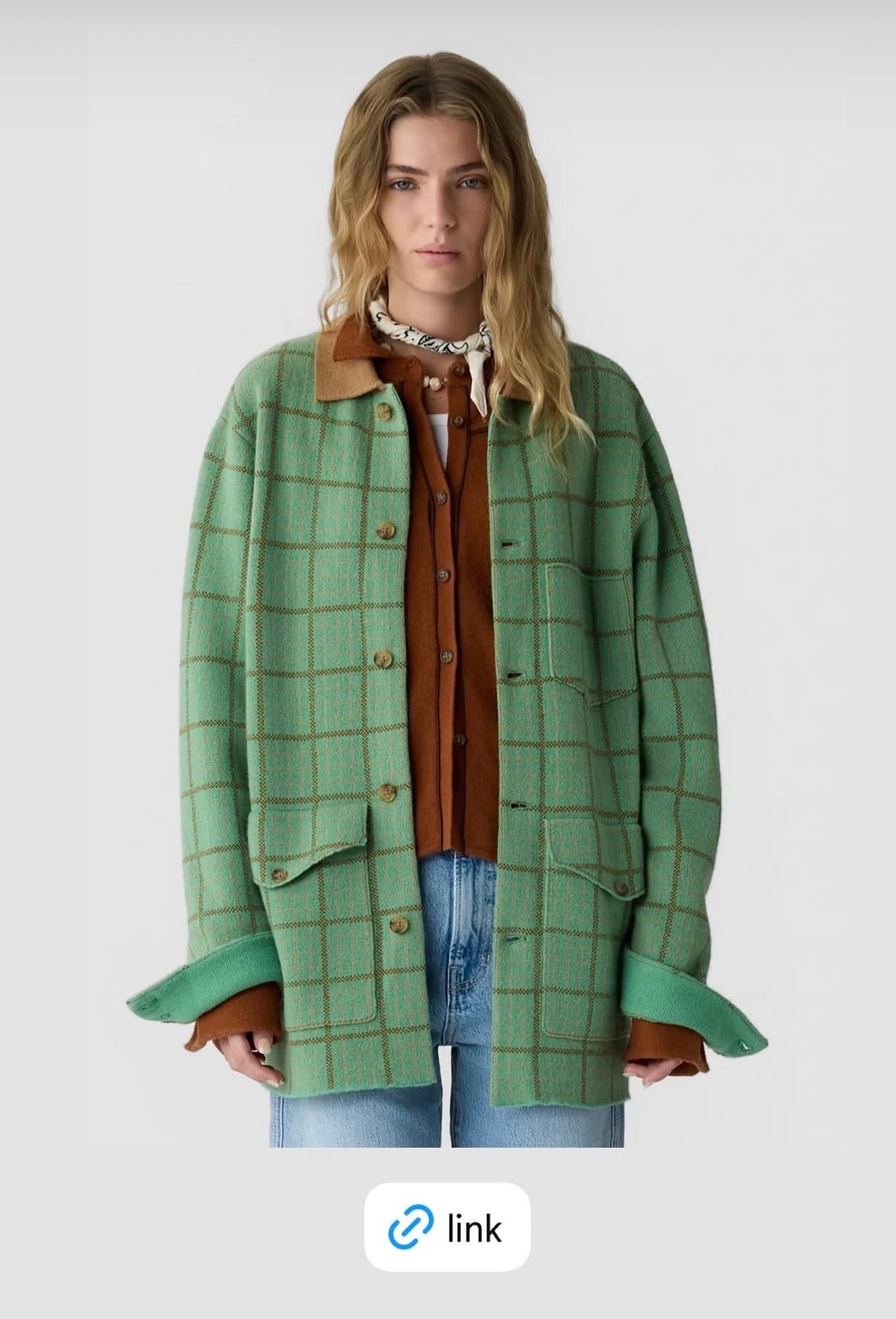 Green gingham vibes 💚🤎