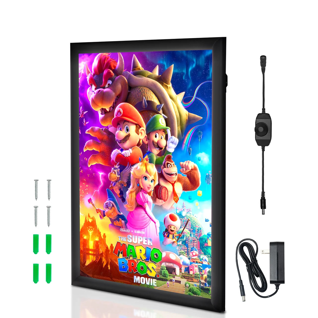 NexaFrame LED Poster Frame - 16x24 Light Box for Movie Posters - Dimmer Switch | Walmart (US)