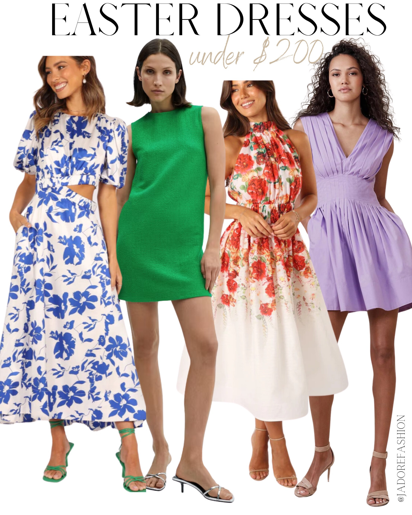 Spring Easter dresses…also perfect for brunch, spring events and wedding 

#springdresses
#weddingguest

#LTKfindsunder100 #LTKSeasonal #LTKwedding