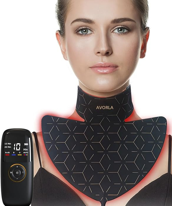 Avorla LED face Mask, Skin Light Therapy Mask, Infrared Light Treatment, Photon Mask, Portable Fa... | Amazon (US)