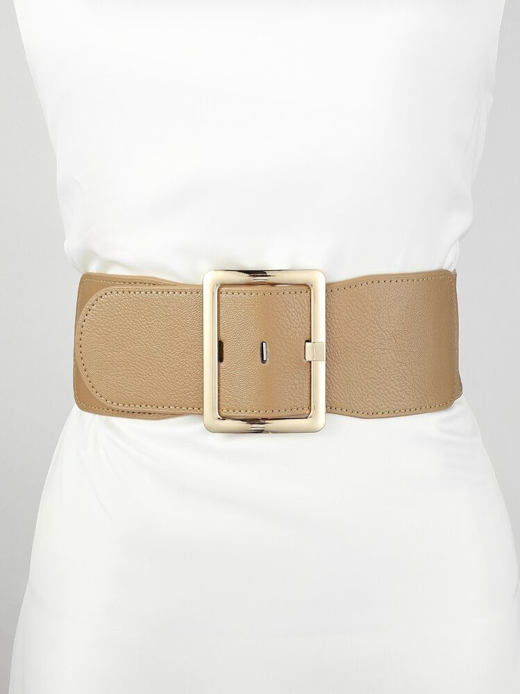 1pc Elastic Waist Belt With Decorative Buckle Closure Halloween Summer, School Fall, Autumn, Halloween | SHEIN